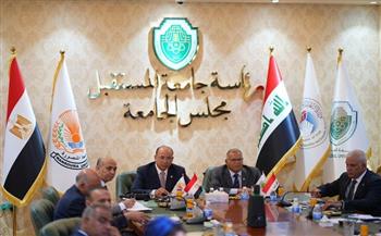 رئيس جامعة المنصورة يزور جامعة المستقبل بالعراق لتعزيز سبل التعاون بين الجانبين