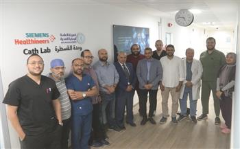 الرعاية الصحية: نجاح أول تدخل علاجي دقيق لعلاج الجلطات الدماغية باستخدام القسطرة المخية بمجمع السويس 