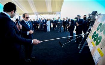 الرئيس السيسي يتفقد مقر الإدارة المركزية لجهاز مستقبل مصر