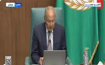 أبو الغيط: ما يحدث في غزة وصمة عار على جبين الإنسانية 