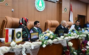 وزير الرياضة يزور جامعة المنصورة للمشاركة في مناقشة رسالة دكتوراه 