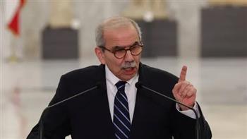 رئيس الوزراء اللبناني يطالب بالضغط على إسرائيل لوقف اعتداءاتها والانسحاب التام التزامًا بقرار 1701