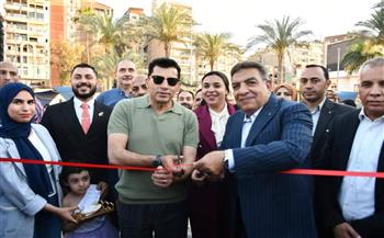 وزير الشباب والرياضة ومحافظ الدقهلية يفتتحان الممشي الجديد بنادي الحوار