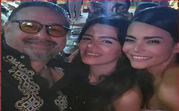أمير شاهين يشارك صورًا من احتفال أسماء جلال بعيد ميلادها  
