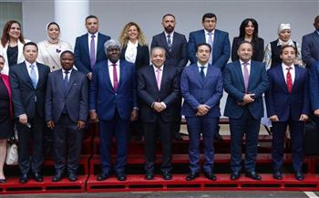 لقاء بعثة التجارية لاتحاد الصناعات المصرية في كوت ديفوار مع رئيس الوزراء الإيفواري