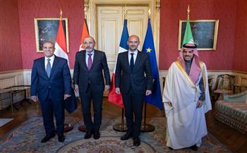 بيان مصري سعودي أردني: وفد وزاري عربي إسلامي بحث في باريس جهود إنهاء الحرب على غزة
