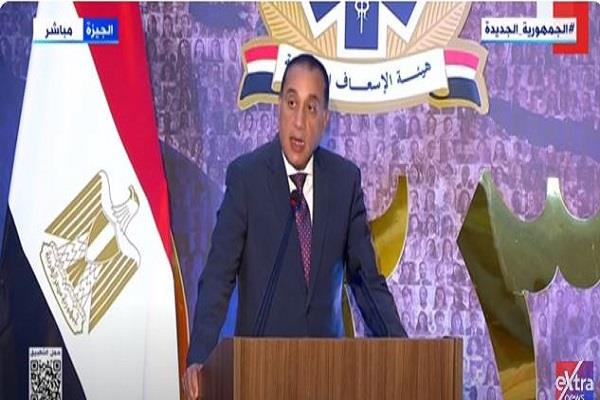 رئيس الوزراء: الإسعاف المصري يحمل على عاتقه رسالة نبيلة
