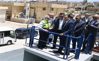 رئيس الوزراء يتفقد مشروع رفع كفاءة محطة تنقية مياه الشيخ زايد