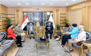 رئيس جامعة المنصورة: نسعى لإقامة قنوات اتصال مع الجانب الفرانكفوني لتطوير البرامج الدراسية