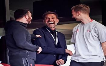 يورجن كلوب يحضر مباراة ليفربول وكريستال بالاس للاحتفال بالدوري| صورة