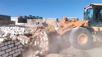 إزالة 35 حالة بناء مخالف بأحياء الإسكندرية ضمن حملات التصدي للبناء العشوائي