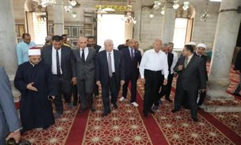 مستشار رئيس الجمهورية ومحافظ القاهرة يتفقدان أعمال تطوير وترميم مسجد السلطان أبو العلا