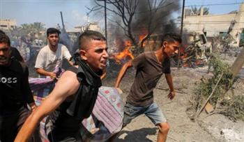 استشهاد فلسطينيين اثنين في قصف مسيرة للاحتلال شمال مخيم النصيرات بغزة