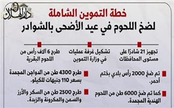 كيف استعدت «الزراعة» لاستقبال عيد الأضحى 2025؟.. إنفوجراف