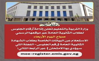 تعرف على تفاصيل إعلان أرقام جلوس الثانوية العامة 2025| انفوجراف
