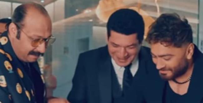 محمد ثروت وتامر حسني يحتفلا بعيد ميلاد " عيسى الوزان" 