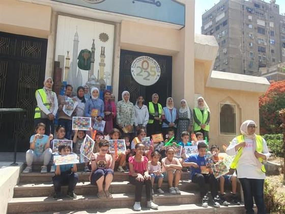 "بالألوان هنكافح الإدمان".. ورشة توعوية بمكتبة 6 أكتوبر العامة