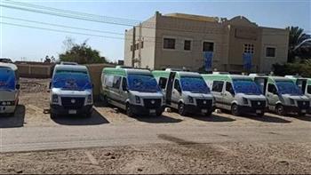فحص وعلاج 1578 مواطنًا بالمجان في قافلة طبية بالشرقية