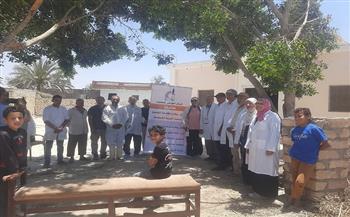 استمرار القوافل العلاجية البيطرية بالمركز القومى للبحوث 