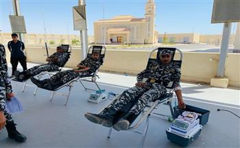 مديرية أمن البحر الأحمر تنظم حملة للتبرع بالدم لصالح المرضى والمصابين