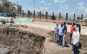 رئيس جامعة بنها يتفقد مشروع مجمع المدرجات المركزي ومعاينة مسار خطوط الغاز الطبيعي بكفر سعد