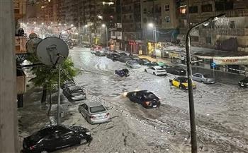 أمطار ورياح رعدية تضرب الإسكندرية.. والمحافظ: رفع درجة الاستعداد بالأجهزة التنفيذية