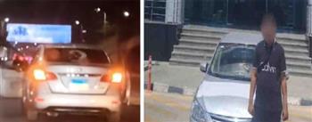عرض حياة المواطنين للخطر.. ضبط شاب استعرض بسيارته خلال موكب زفاف بالجيزة