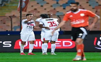 الزمالك يختتم مسابقة الدوري الممتاز بثنائية في مرمى فاركو