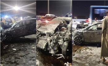   الأمن يرفع آثار حادث الواحات لاعادة حركة المرور الى طبيعتها