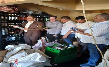 الجيزة تضبط 7000 زجاجة مشروبات كحولية داخل منشأة غير مرخصة بالشيخ زايد
