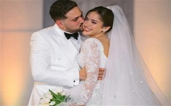 رنا رئيس تحتفل بزفافها في حفل ضخم