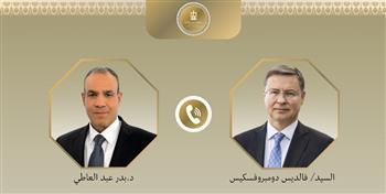 وزير الخارجية يبحث مع المفوض الأوروبي للاقتصاد صرف الشريحة الثانية من الحزمة المالية المقدمة لمصر