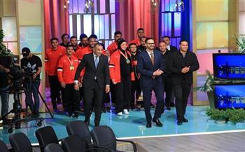 اليوم.. منى الشاذلي تحتفي بأبطال منتخب مصر للجودو