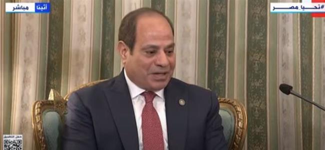 الرئيس السيسي: حريصون على ألا يتم تهجير الفلسطينيين من قطاع غزة
