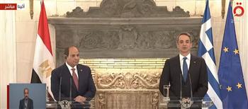 بث مباشر.. مؤتمر صحفي لرئيس الوزراء اليوناني والرئيس السيسي