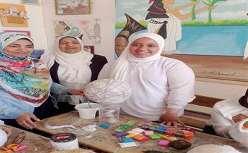 ورشة إعادة تدوير الورق في قصر ثقافة المنيا الجديدة