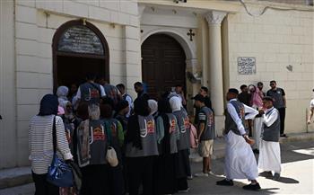 شباب المحافظات في ضيافة كنيسة الروم بدمياط ضمن مشروع "أهل مصر"