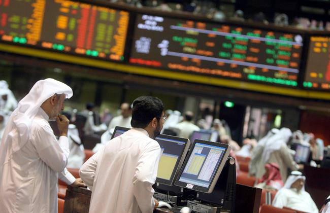 تباين أداء مؤشرات البورصات الخليجية في ختام تعاملاتها اليوم