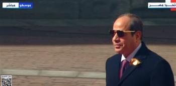 الرئيس السيسي يصل الساحة الحمراء بموسكو للمشاركة في احتفالات عيد النصر