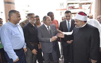 محافظ بورسعيد يفتتح " مسجد الرضوان" بحي الفيروز بمدينة بورفؤاد 