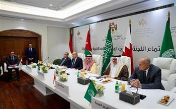 وزير الخارجية يشارك في اجتماع اللجنة الوزارية العربية الإسلامية مع ملك الأردن