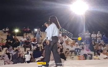 الأغاني التراثية تزين احتفالات عيد الأضحى على المسرح الروماني بدمياط الجديدة