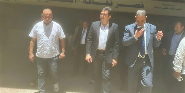 وزير الثقافة ومحافظ الفيوم يتفقدان قصر ثقافة الفيوم