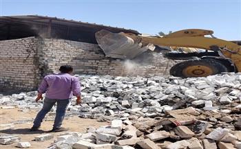 محافظ الجيزة: إزالة 13 حالة بناء مخالف على أراضي أملاك الدولة بمركز كرداسة ضمن الموجة 26