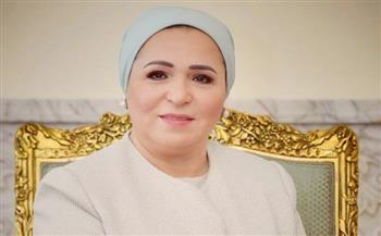 السيدة انتصار السيسى تعزى أسرة البطل خالد شوقى: تضحيته ستظل خالدة