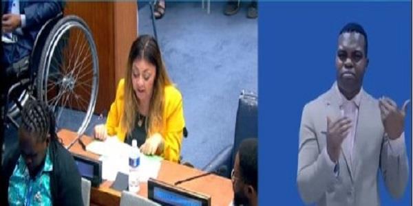 إيمان كريم تستعرض تجربة مصر في تمكين الأشخاص ذوي الإعاقة في نيويورك
