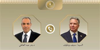 وزير الخارجية يبحث مع مبعوث الرئيس الأمريكي جهود وقف إطلاق النار في غزة