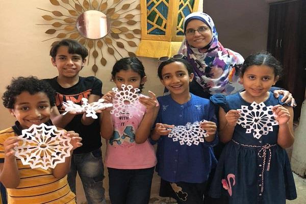 أنشطة فنية مبتكرة بمكتبة النزهة احتفالًا بعيد الأضحى