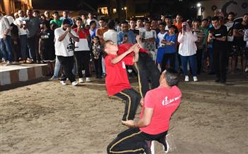 وزير الرياضة ومحافظ دمياط يشهدان عرضًا للياقة البدنية والكروس فيت احتفالا بالعيد القومي للمحافظة