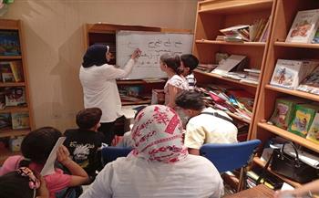 ورشة الخط العربي لتنمية مهارات الكتابة للأطفال بقصر ثقافة أسيوط